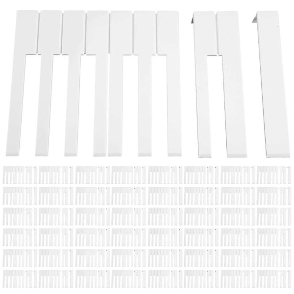 Piano Tillbehör Kit Inga Sido Vita Tangenter Läder på Stycket Piano Tangenter Läder Piano Tillbehör 5