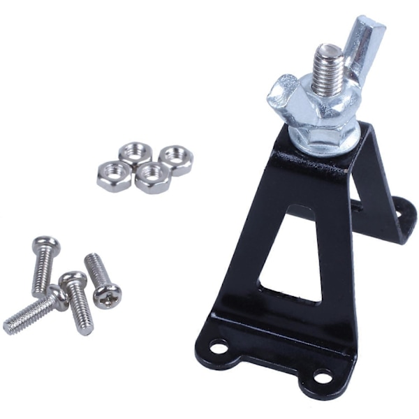 1/10 Reservdäckshållare, Metall Bakre Reservdäckfäste Hjulhållare för 1/10 Axial SCX10 D90 CC