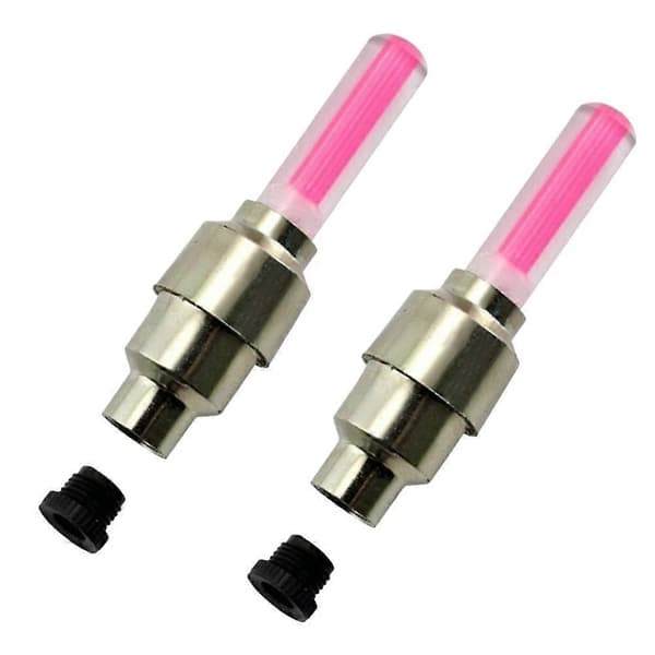 2 stk sykkel LED-lys dekkventilhette lommelykt Red