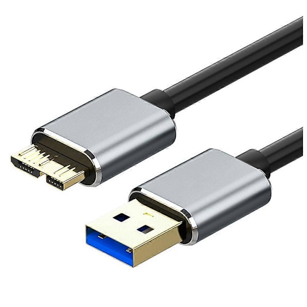 Ulkoinen kiintolevyn kaapeli USB Micro-B HDD-kaapeli Micro-B datakaapeli SSD Sata -kaapeli kiintolevylle Mic
