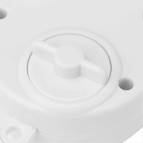 Speldosa för spjälsäng med uppdragbar fjäder, Automatisk speldosa, Plast, Vit, Hängande melodileksaker för nyfödda RIR