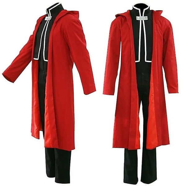 Anime Full Metal Alchemist Cosplay Kostym Edward Elric Kostym Fullmetal A