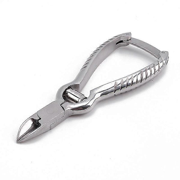 Stor kraftig negleklipper til tykke tånegle, manicure pedicure, dobbelt fjeder. Super trimmer buet rustfrit stål 20 mm klinge