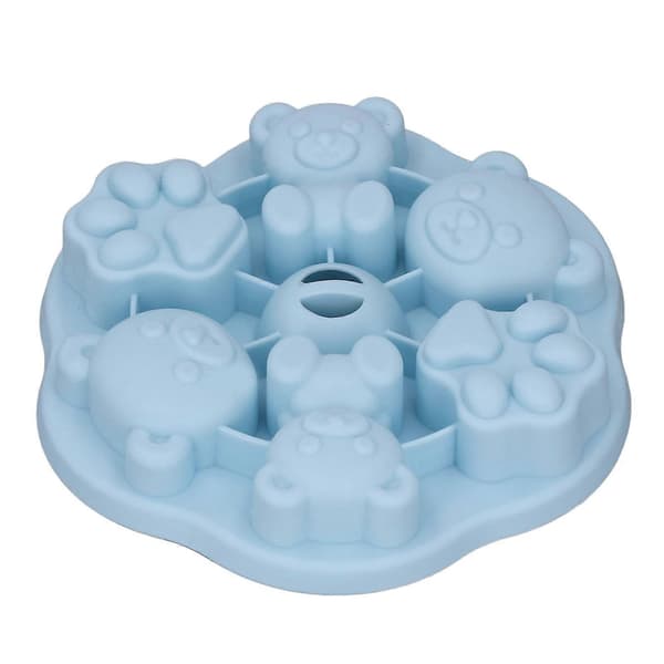 Silikone Jelly Form, Bjørn og Kattepote Isterning Kageform