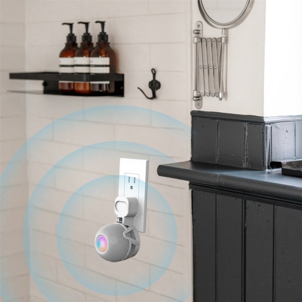 Väggfäste för HomePod Mini med Kabelhantering White