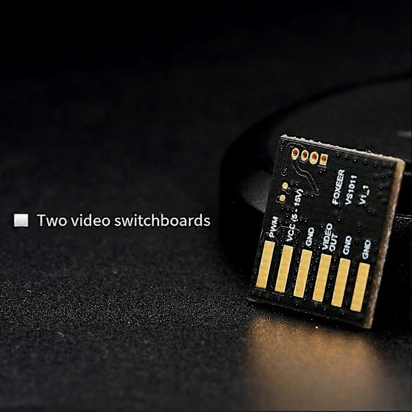 2CH Video Switcher Mini Video Switch Board Doble Kameraer Multi-Visningsvinkler Switch for RC FPV Drone