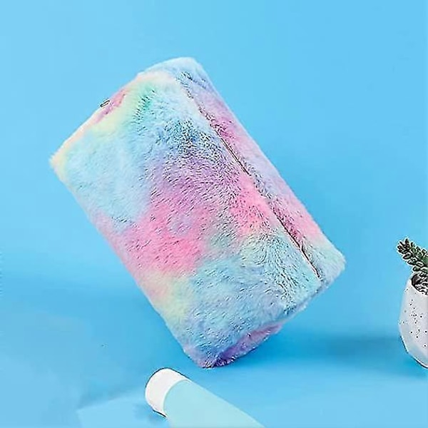 Kosmetik Opbevaringspose Plys Stor Kapacitet Bærbar Rejse Toilet Taske farverig1stk