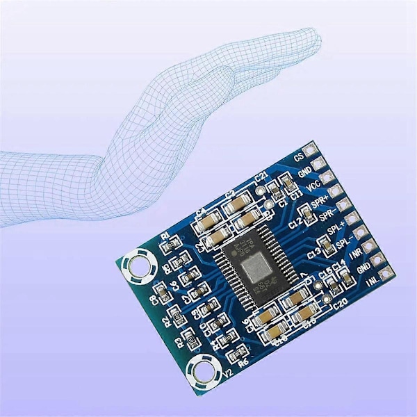 2 st TPA3116D2 Mini Digitalförstärkare DC12V-24V D-klass 50W+50W XH-M562 Förstärkare 50W Effekt