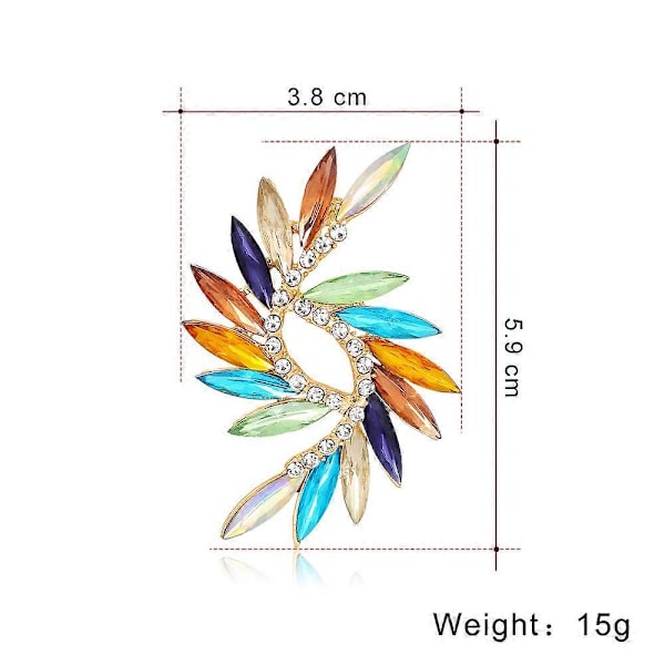 Brocher Pins Roterende Blomster Brocher Mode Tøj Tilbehør Brocher Unisex Brocher