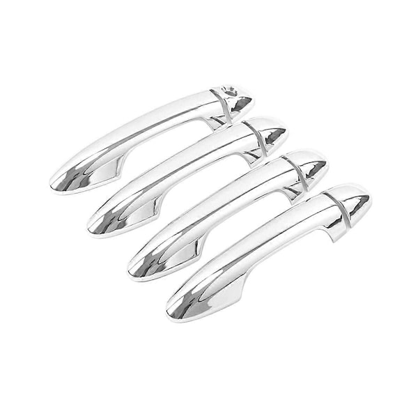 Bil Krom Dörrhandtagsskydd Trim Biltillbehör Styling Set för 2015-2019