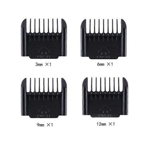 Elektrisk Clipper Tilbehør, 4 stk. Clipper Grænsekam Guide Tilbehør Størrelse Barber Udskiftning (3