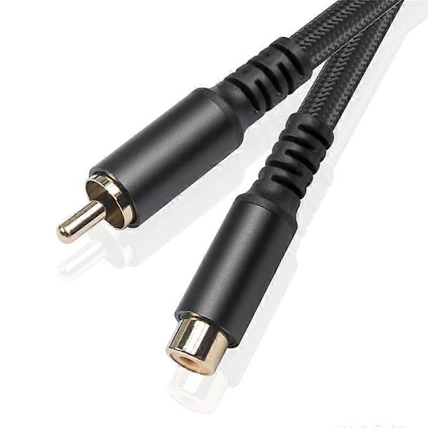 RCA Förlängningskabel RCA Ljud Videokabel RCA Hane Till Hona Kabel för Högtalare, Subwoofer, Kamera, H