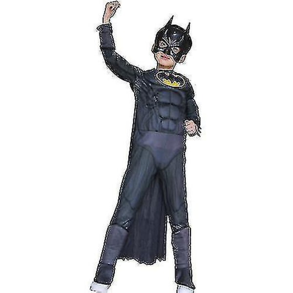 Pojkes Halloweenkostym, Pojkar Justice League Deluxe Batman Kostym_n L