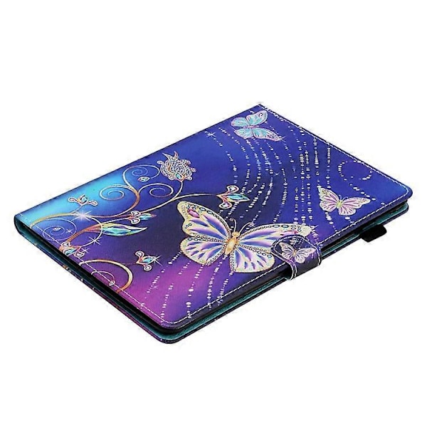 Kompatibelt Stöttåligt Fodral för Lenovo Tab M10 HD Gen 2 PU Läder Flip Cover Mönstertryck Anti-Fall Tablet Skal