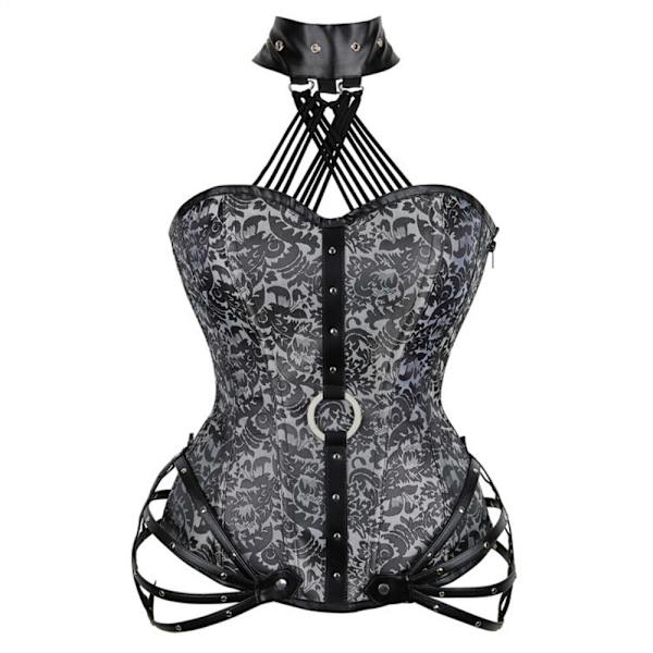 Midjetränare Shapewear Toppar Damkläder Underkläder Sexig Korsett Red L