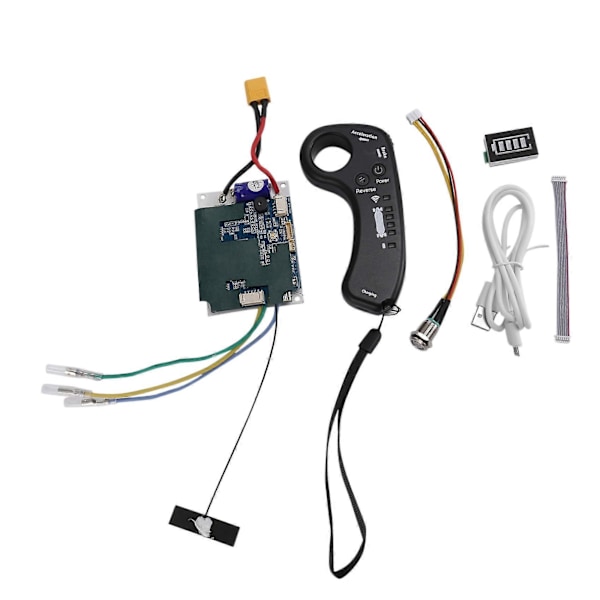 Elektrisk skateboard, enkel drivmotor, navmotor, kontrollerset, longboard, ESC, skoter, moderkort med fjärrkontroll