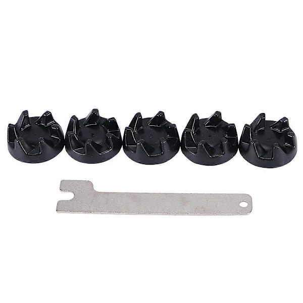 6-pack 9704230 Blenderkoppling Blender Kopplingsersättningsdelar med 1 Skiftnyckel Kompatibel för Kitc