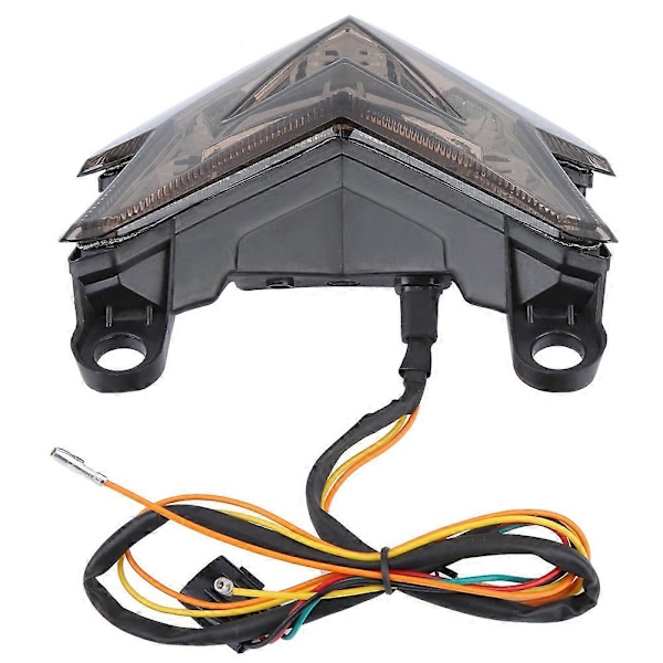 Motorcykel LED Baglygte Bremse Blinklys Baglygte til Kawasaki Z800 2013 2014 (Sort)