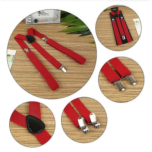 MENN BRED KRAFTIG X-FORM SELEN ELASTISKE BUKSEKLIPPER NY Z1 W red