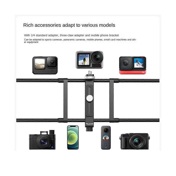 Armfäste Hängande Nätstativ Vikbart för Gopro11/10/9/Action3/2 Smartphone Actionkamera