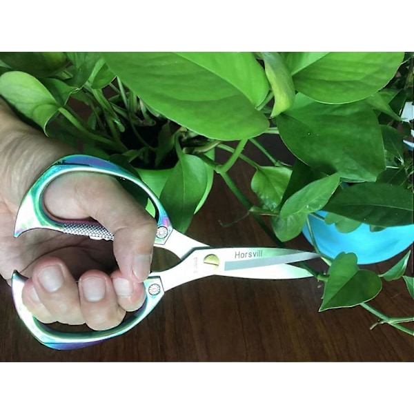 Indendørs Plantesaks og Havesaks, Japansk SK5 Rustfrit Stål Druesaks, Saks til Blomster, Urter, Bonsai og Græs, Premium Hus