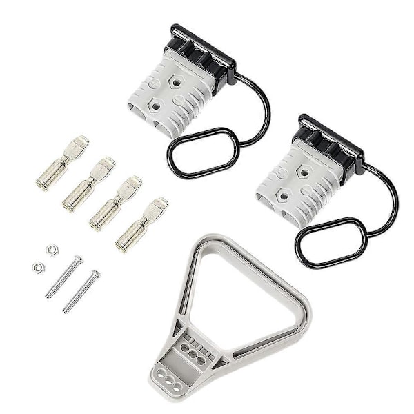 2 st 2/0 AWG 350A Batterikontakt Kabel Snabbkopplingssats för Anderson-kontakt