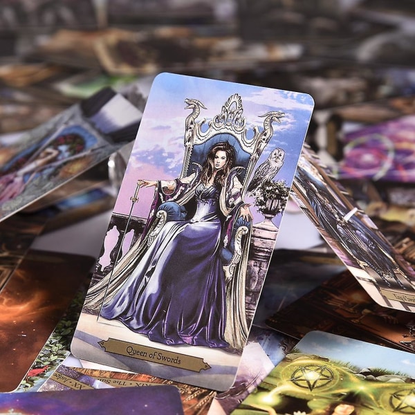 Wizards tarotkort engelska läs öde brädspel orakelkort spelkortlek för fest personlig underhållning 49x49cm