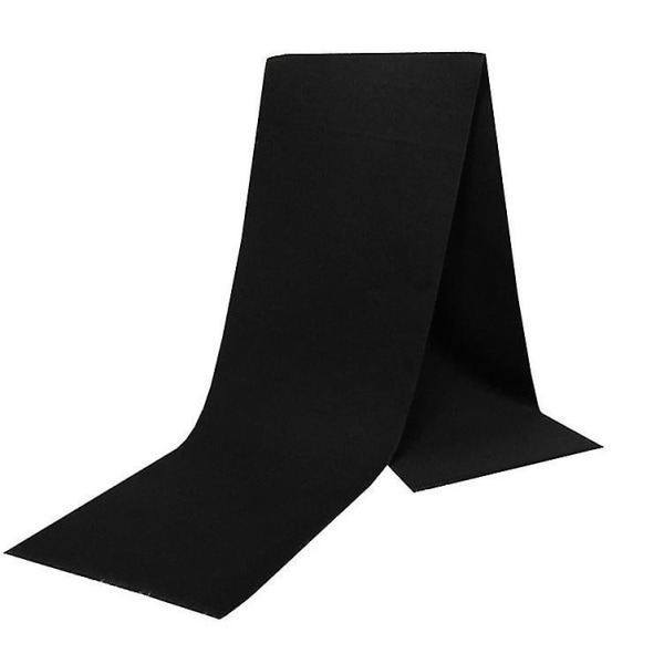 Herre Ensfarget Skjerf Varmt Vintertykt Skjerf black