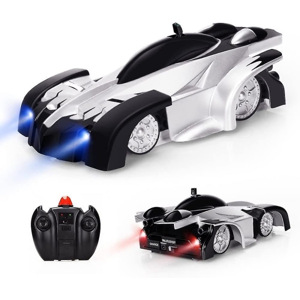 Fjernstyrt Bil Leker for Barn Vegg RC Bil Spill Doble Moduser 360 Rot