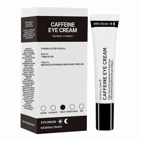 Øjencreme mod mørke rande og hævelser - Opstrammende og rynkereducerende, 15ml