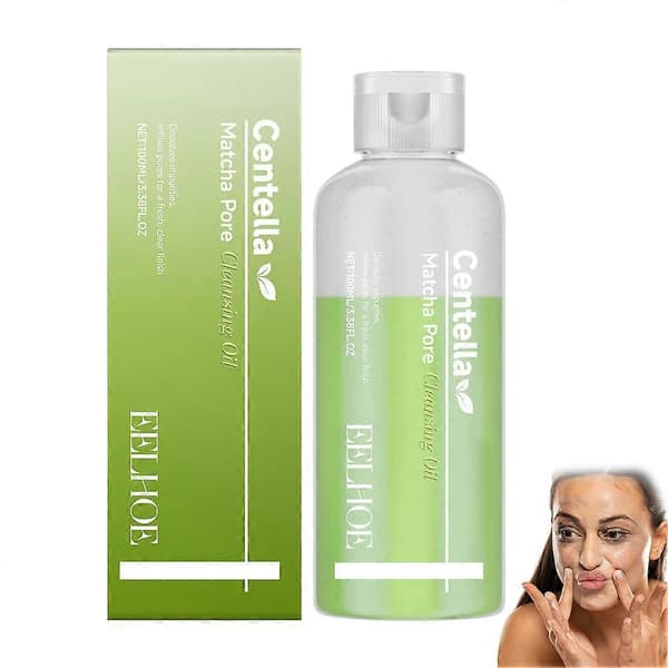 Centella Matcha Renseolie - Dyb Porerens, 100ml, Makeupfjerner