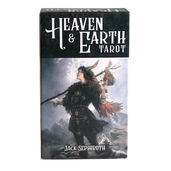 Heaven and Earth Tarot Card Kit 78 nya tarotkort för nybörjarbrädspel Light green
