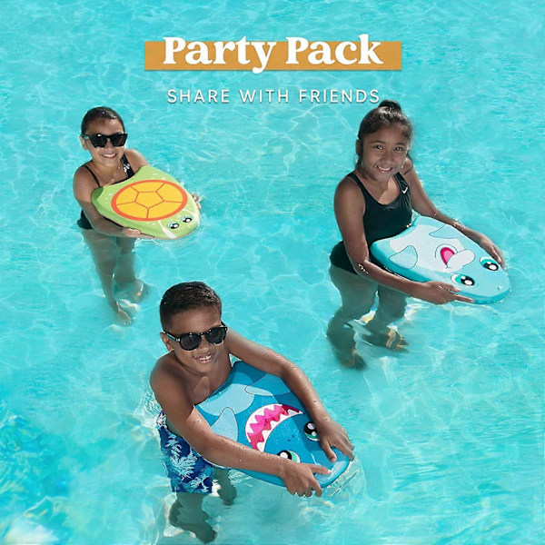 Kickboard Haj&Delfin&Sköldpadda 3-pack för Barn Simträning Hjälpmedel Träningsövning