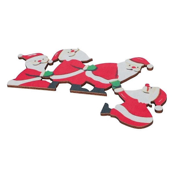 2 st Jul Dörrkarm Dekorationer Trä för Jul Hem Dörrar Fönster Väggar Fest,D