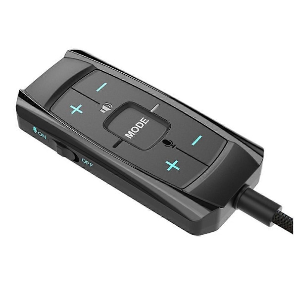 Eksternt USB-lydkort 7.1 Kanal 3D-lydadapter 3,5 mm Gaming Headsets Høretelefoner Erstatning for