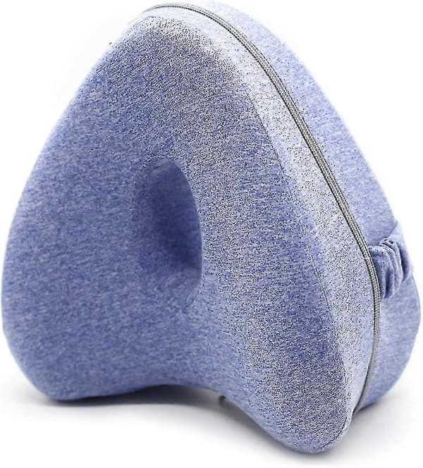 Benkudde med Memory Foam Lindring Rygg Höftsmärta - Blå