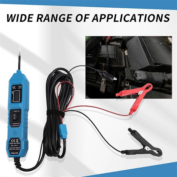 EM286 Bil Elektrisk System Tester 6-36V DC Bil Driv Test Pen Bil Elektrisk Kredsløbstester