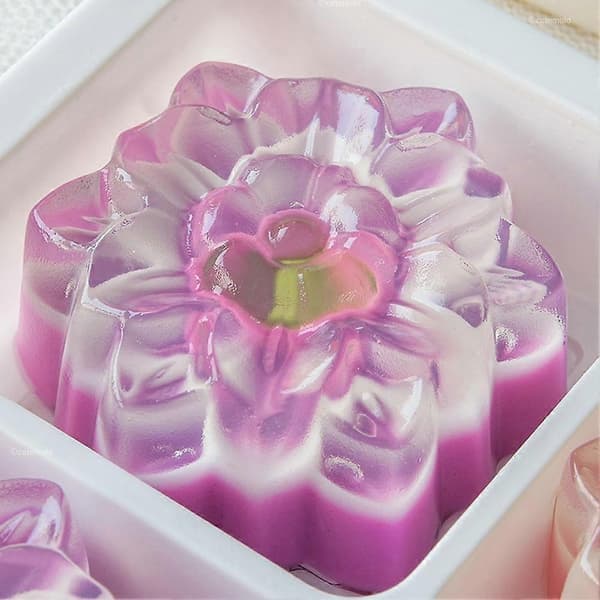 DIY Form Blomsterform Silikon Godteri Kake Blomster Isform Såpeform three-dimensional daisy