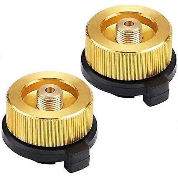 Stycken Utomhus Gasolkök Anslutning, Camping Gasolflaska Adapter Gas Konverteringshuvud Adapter Munstycksanslutning Gasolkök Ventiladapter