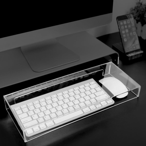 Tastatur Støvdække Transparent Stærk Akryl Tastaturdække Let At Rengøre Desktop Tastatur 375x15