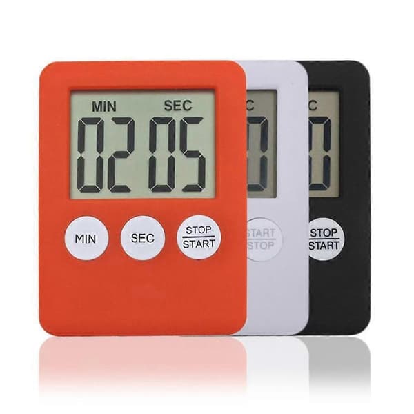Stor LCD Digital Kök Matlagning Timer Nedräkning Timers Liten UK Klocka ^uk| Navy blue