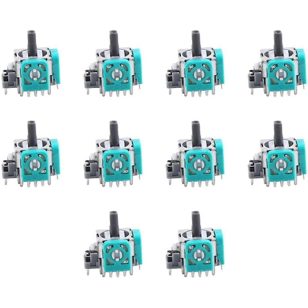 10 st 3D Analog Joystick Sensor Modul Potentiometer för Reparationsdelar till Spelkontroller