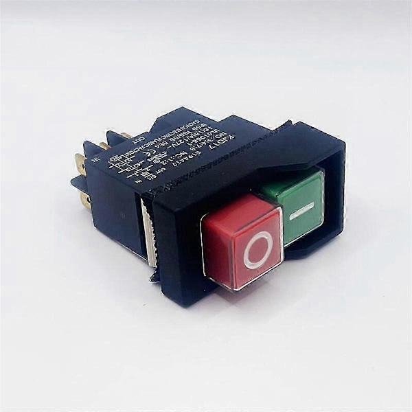 KJD17 6-polig elektromagnetisk start tryckknappsbrytare 18A AC127V IP55 Vattentät säkerhetsutrustning
