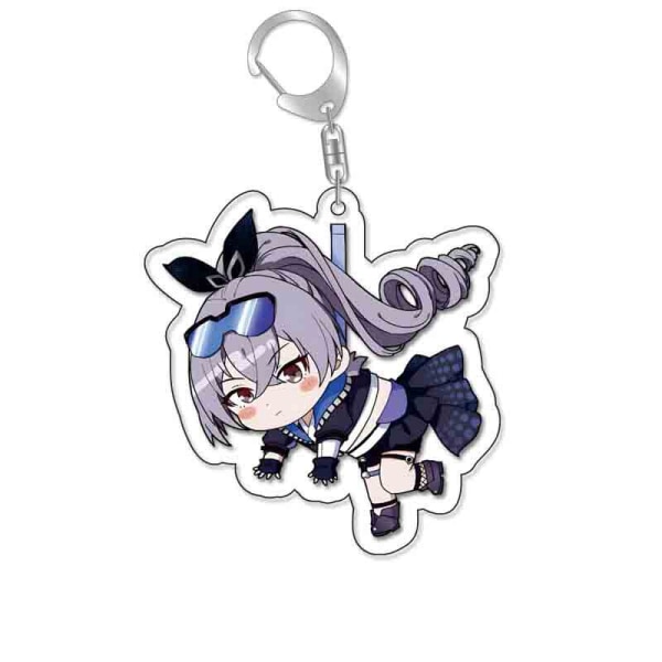 Peli Honkai Star Trail Keychain Anime Influence 3rd Gen ACG Fan Cosplay Pack riipus avaimenperä 3 6 cm