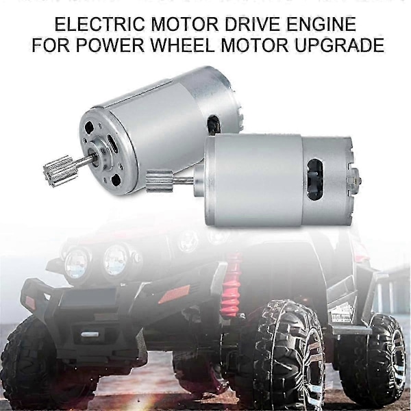 24V 40000RPM Elmotor 2-pack, Hög Hastighet Motor RS555 Barn Ride-on Leksaksbil Motorer