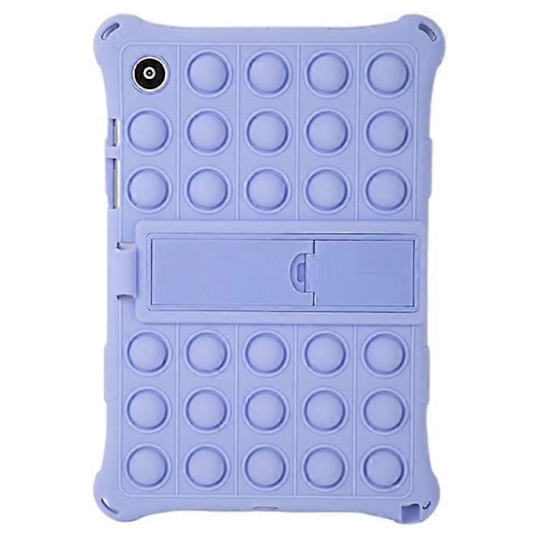Kompatibel med Galaxy Tab A8 10.5 (2021) Fidget Sensorisk Silikon Bubbla Ångest Stress Relief Leksaker Halkfri Textur Tablet Skydd Purple