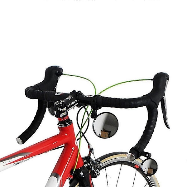 1 Par Cykel Ridning Cykel Backspegel, Konvex Reflektor Spegel Med Vidvinkelobjektiv