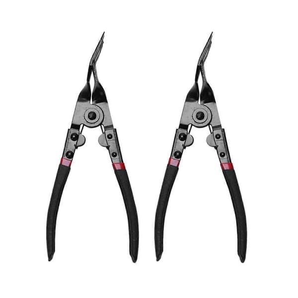2 STK Bildør Kortpanel Trim Clip Fjernelsestang & Polstringsfjerner Lirkeværktøj