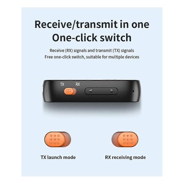 Bluetooth 5.3 Audio Lähetin ja Vastaanotin