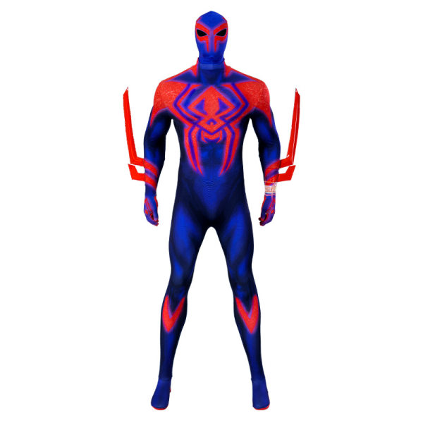 Spider-Man 2099 cos-puku koko universumissa Halloween-cosplay-asu täydellinen set full set child S
